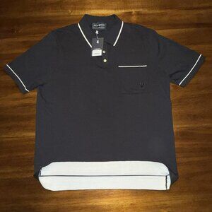 $128 NEW Psycho Bunny Polo Shirt Mens Longford Fine Knit Polo LARGE + FREE GIFT